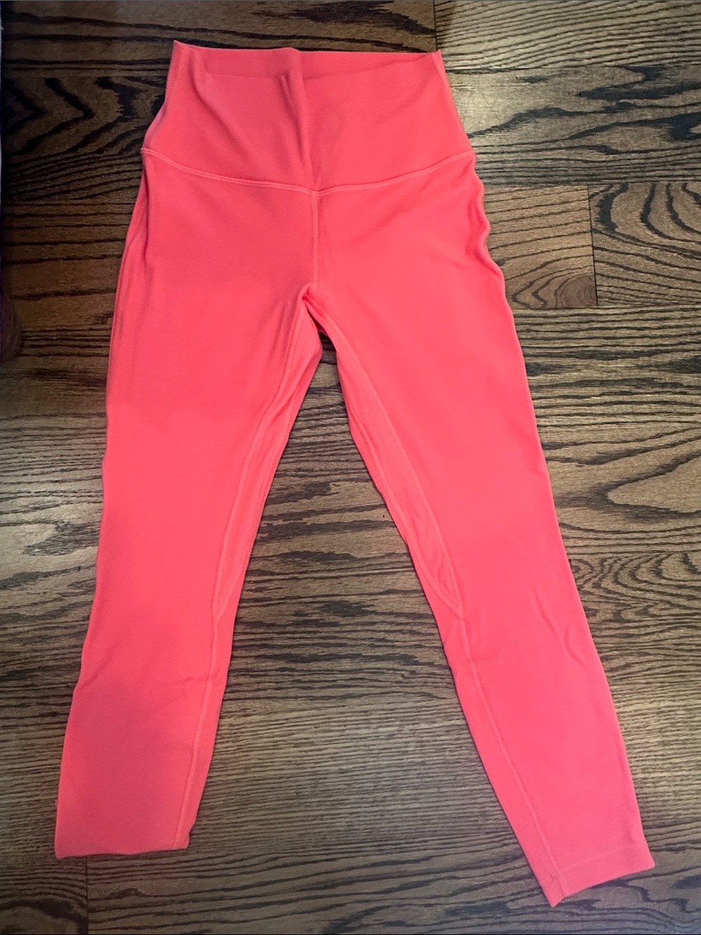 Lululemon Women’s Sz. 6 7/8 Coral Pink High-Waist Leggings NWOT - Picture 4 of 4